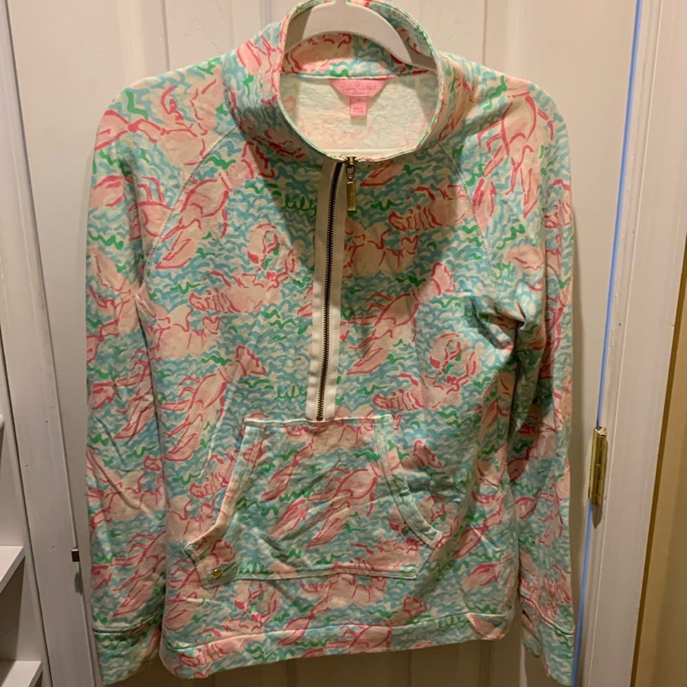 Lilly Pulitzer Lobstah Roll Popover Size Small
